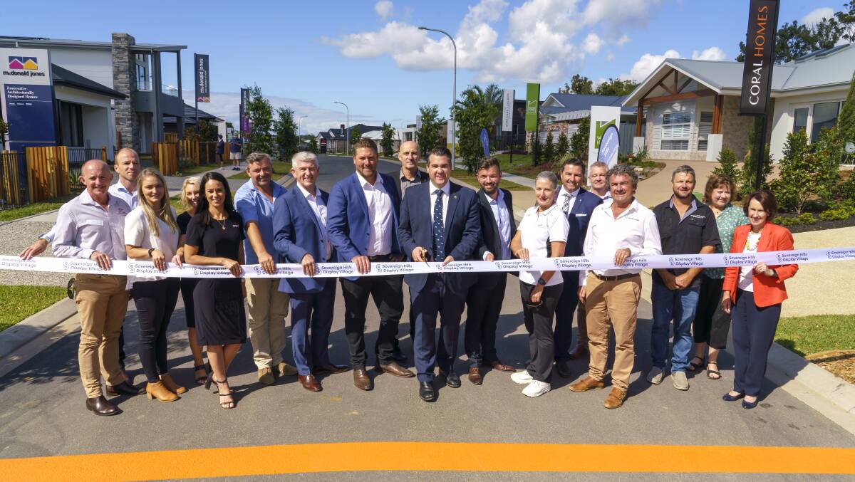 The biggest and most sustainable display village on the New South Wales mid north coast has been officially opened by the Federal Minister for Housing The Hon. Michael Sukkar MP amid a local construction boom.