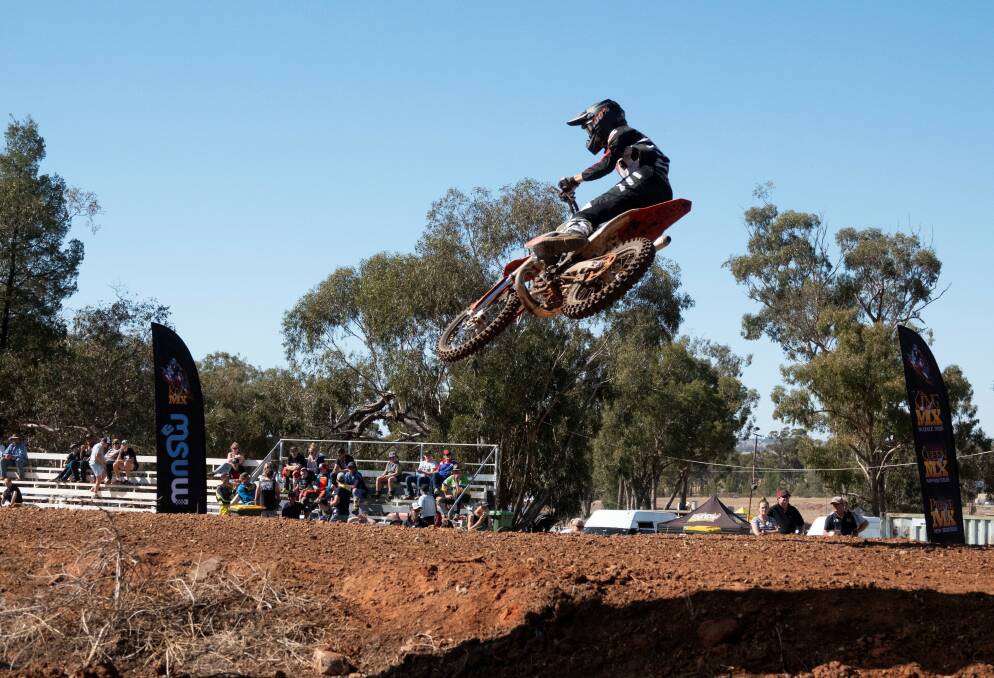 Race action: National and world champions will go head to head in both the men's and women's events at the King of MX motocross championships in Port Macquarie on the weekend.