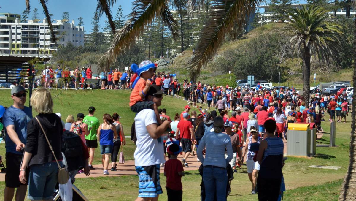 One year after William went missing, the Hastings community came together in a sea of red and blue.