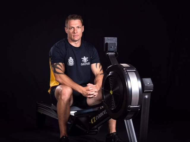 Silver: Matt Model of Bonny Hills has taken out silver at the indoor rowing event in the 2018 Invictus Games in Sydney.