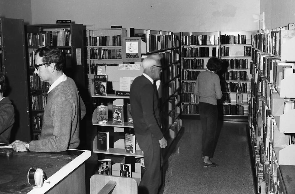 Page turner: Port Macquarie library during Library Week, 1969. Photo: Port Macquarie Museum.