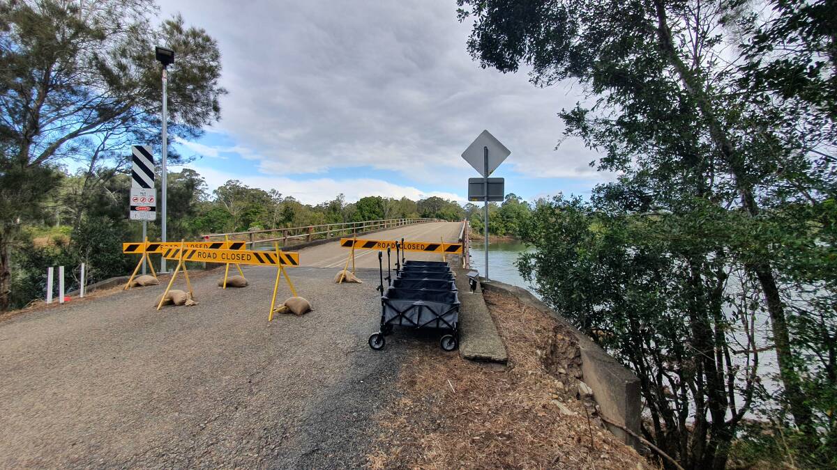 The bridge has been closed to vehicular traffic while further investigations and assessments are undertaken to determine the most appropriate path forward.