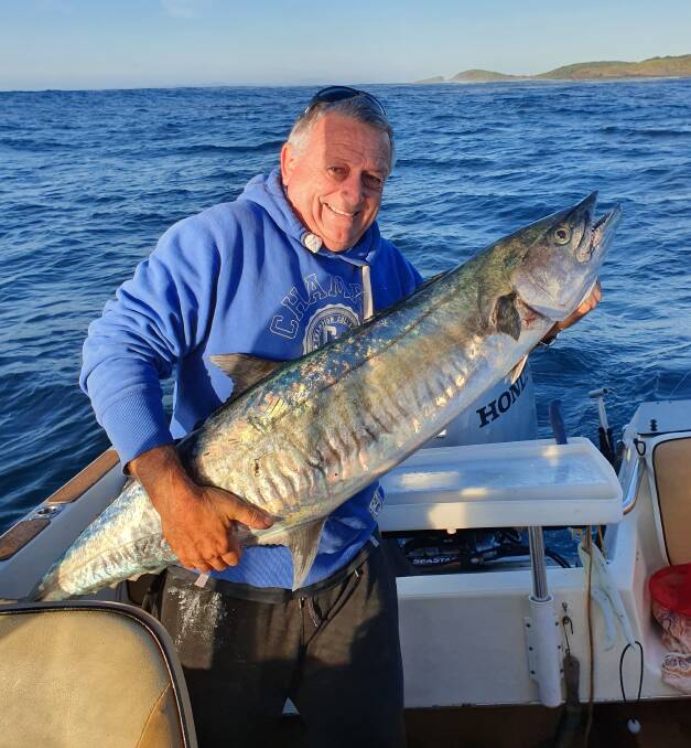 Our Berkley pic of the week is of Mark Swan, who recently caught this terrific spanish mackerel in Barries Bay.