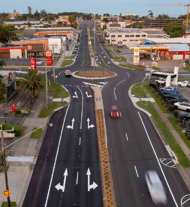 Gordon Street, Port Macquarie upgrade is complete. Image credit: Lindsay Moller Productions