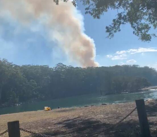 A number of suspicious fires have erupted in the Camden Haven area over the last week. Photo: Kenny Holland.