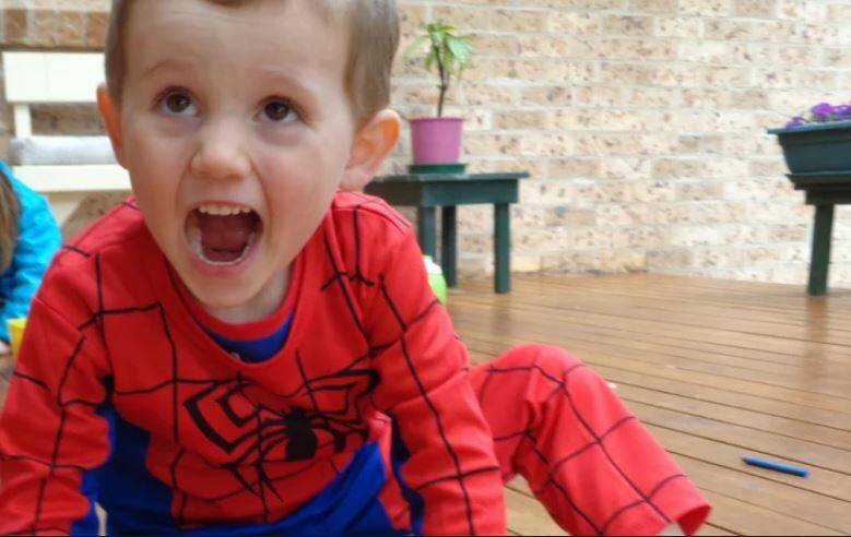 The last photo taken of William Tyrrell by his foster mother at 9.37am on September 12, 2014.