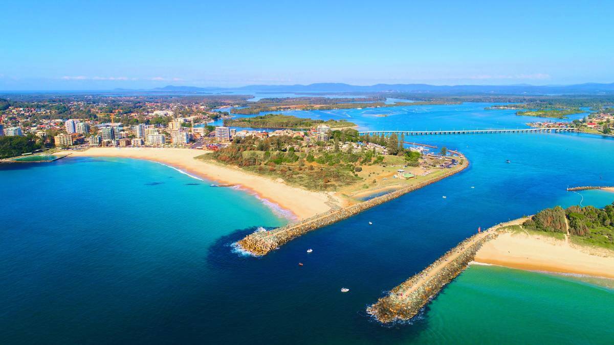 An aerial shot of Forster-Tuncurry. Photo: Adam Fitzroy.