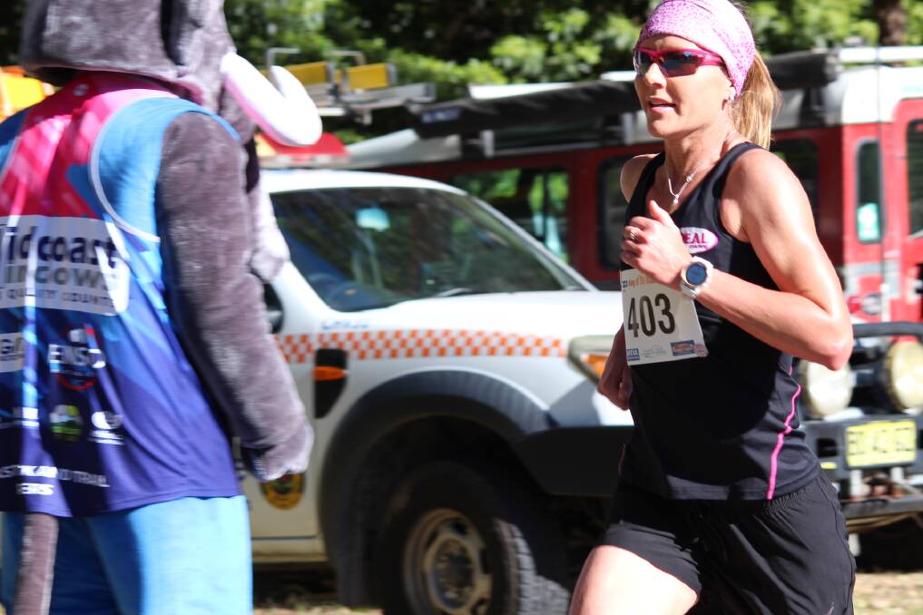 Too easy. Marathon runner Kirsten Molloy barely breaks a sweat.