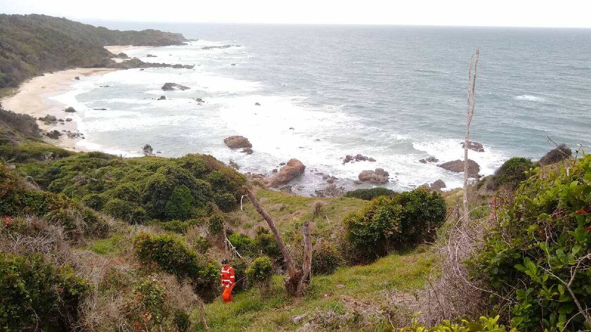 Search continues: SES crews have joined Water Police in the search for missing man Mark James. Photo SES, Port Macquarie.