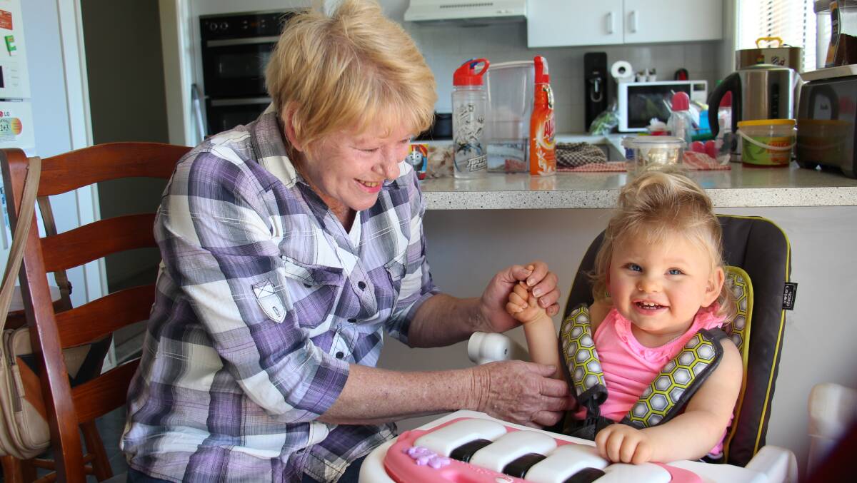 Aurora smiles for her grandmother, Carol Welch; just one of many unsung local heroes on National Carers Week.