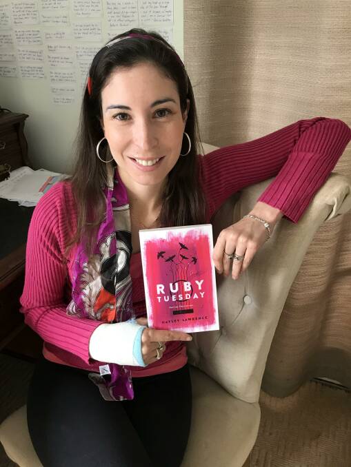 Port Macquarie's Hayley Lawrence will release her second novel Ruby Tuesday in September.
