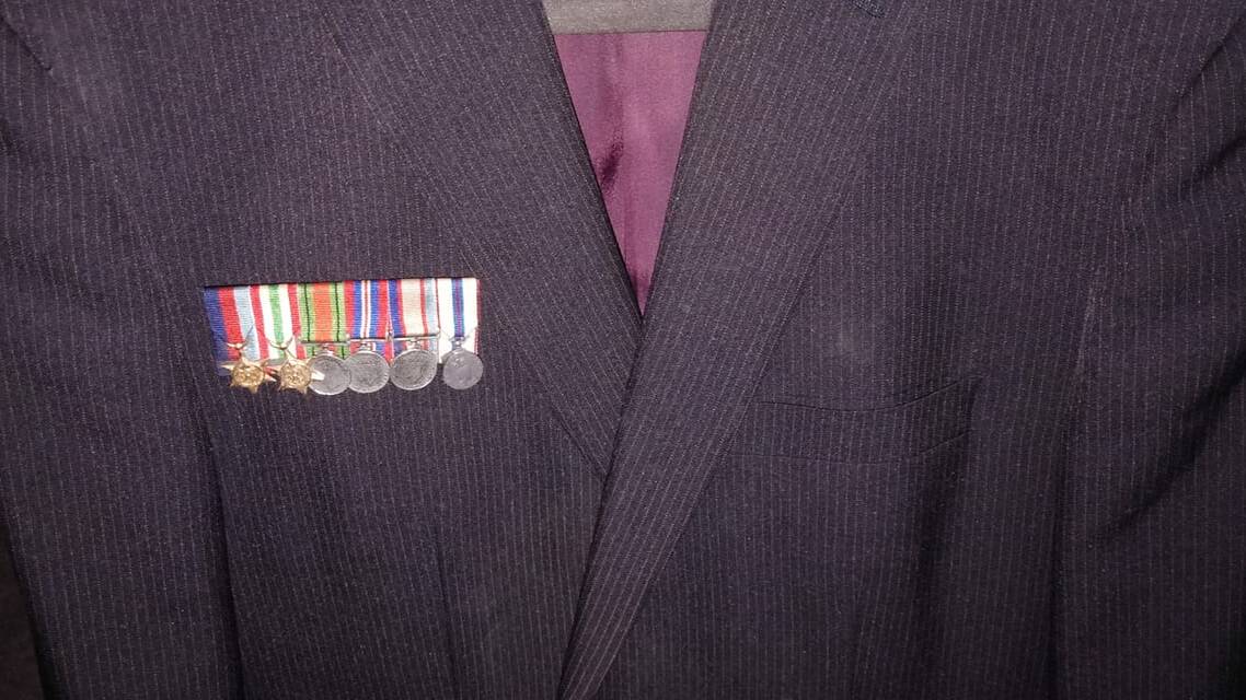 The medals of Fg Off William 'Bill' Burke (RAF) WWII .