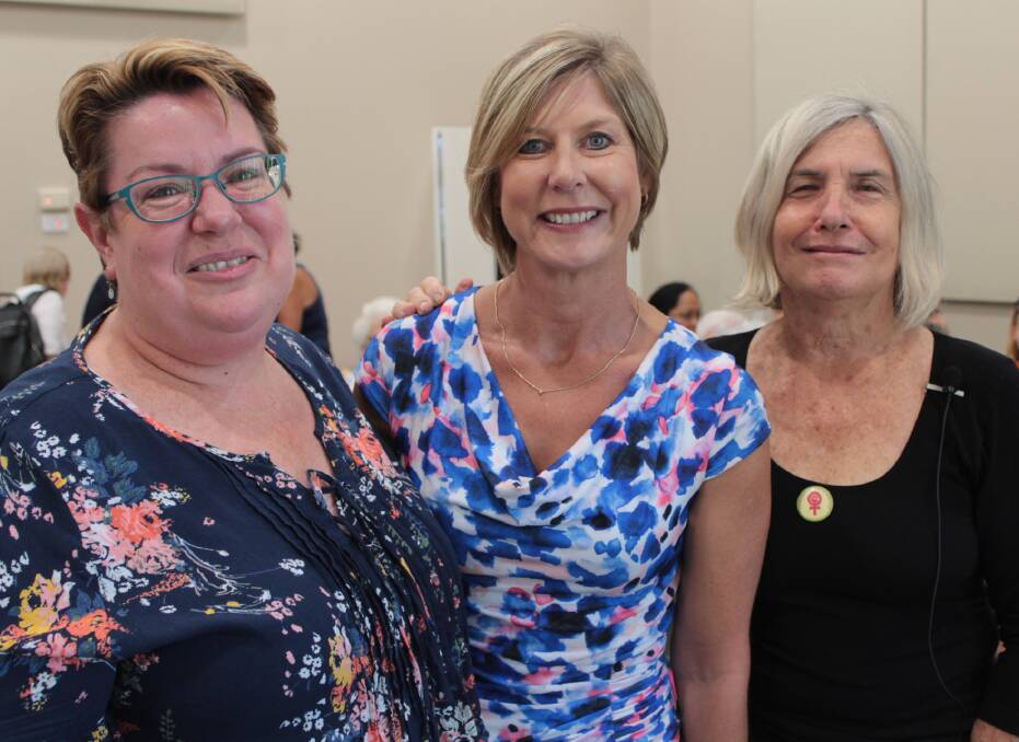 Inspiring: Debbie Deasey, Kelly King and Krissa Wilkinson were guest speakers at this month's Locals Talk forum at the Port Macquarie Library.