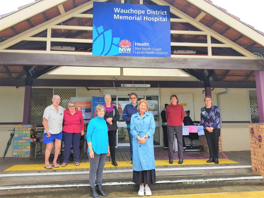 Melinda Pavey MP with members of the Wauchope Memorial District Hospital Auxiliary.