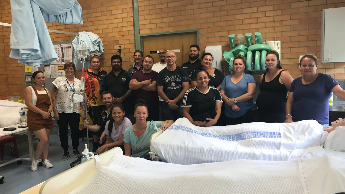 Sixteen health care practitioners travelled from across the north coast to TAFE NSW Port Macquarie to celebrate the milestone and the finalisation of their Certificate IV in Aboriginal and Torres Strait Islander Health Care Practice.