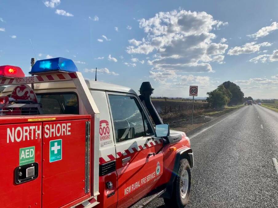 The North Shore Rural Fire Brigade responded to a fast moving grass fire on August 30. Photo: North Shore RFS.