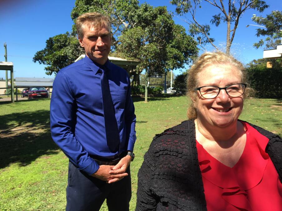 Mid North Coast Local Health District chief executive Stewart Dowrick and Dr Jane Jelfs, acting director North Coast Public Health.