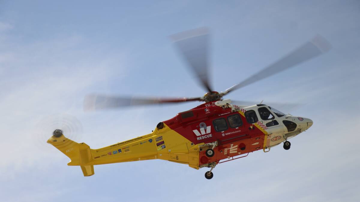 Mountain biker airlifted to Newcastle with multiple injuries