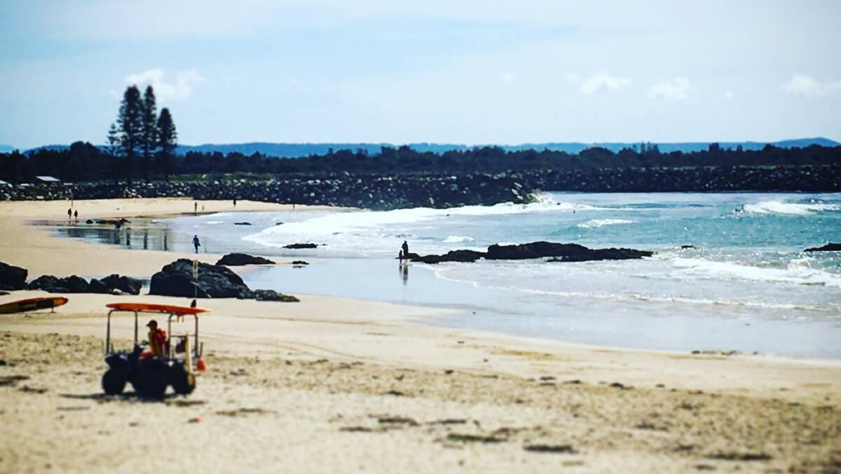 Port Macquarie lifeguards were alerted at about 12.15pm after a call was received reporting what appeared to be a body floating in the Hastings River at the entrance.
