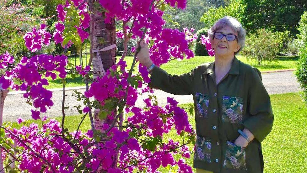 National treasure: Writer, filmmaker and horticulturalist Densey Clyne says she got her love of gardening from her mother.
