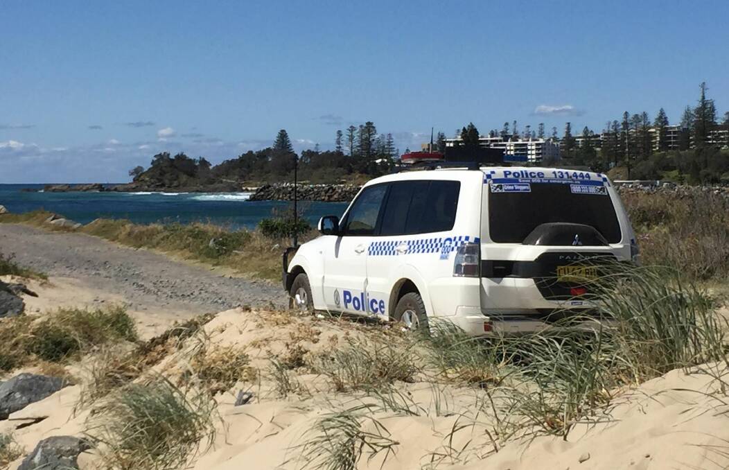 NSW Police teams on the North Shore of Port Macquarie on Sunday, September 27.