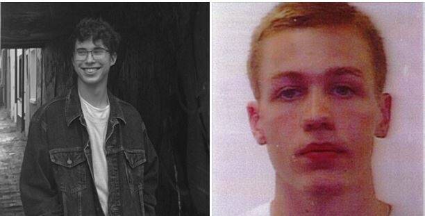 Missing: Frenchman Erwan Ferrieux, 21 and Englishman Hugo Palmer, 20. Supplied: NSW Police.