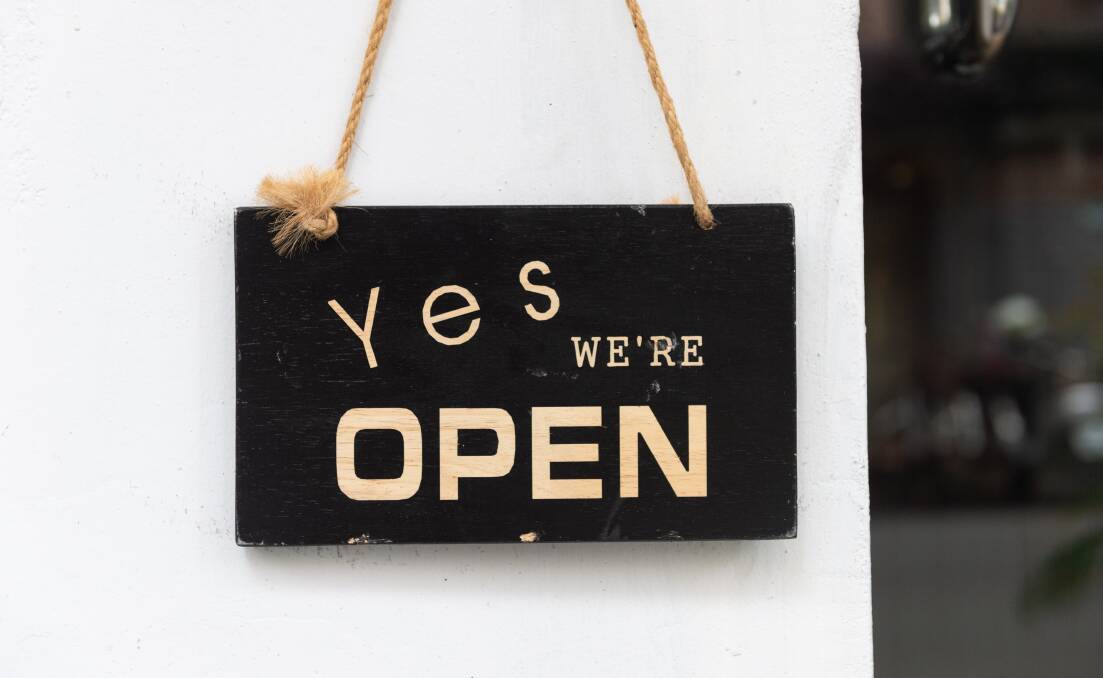 Let us know you're Open for Business