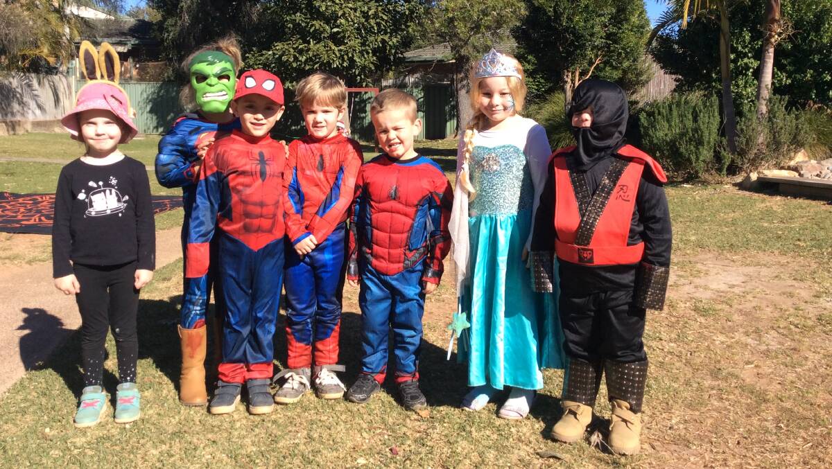 Portside Preschool children dressed up for the Book Week Parade.