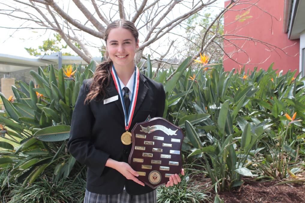 Student of the Year: Elizabeth Pike of St Josephs Regional College, Port Macquarie.