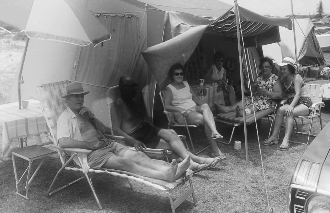 The Bendlinger family from Sydney holidaying at Caracamp, 1969.