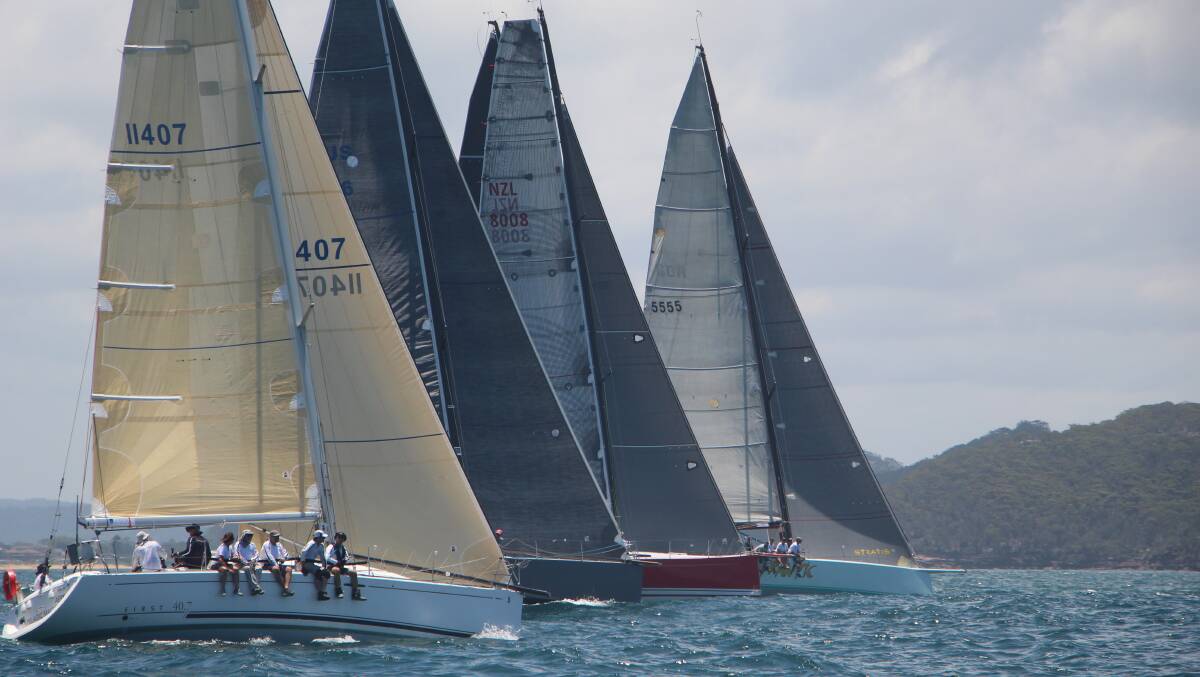 The 2018 Pittwater to Paradise race start in Sydney. Photo: www.pittwatertoparadise.com.au