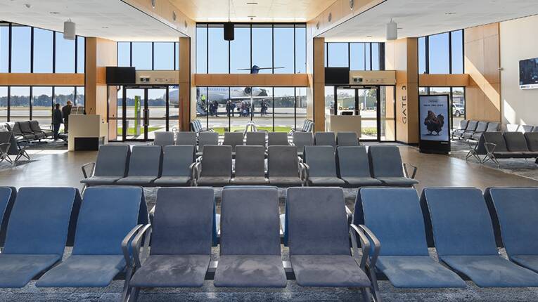 Port Macquarie Airport terminal. Photo: PMHC.