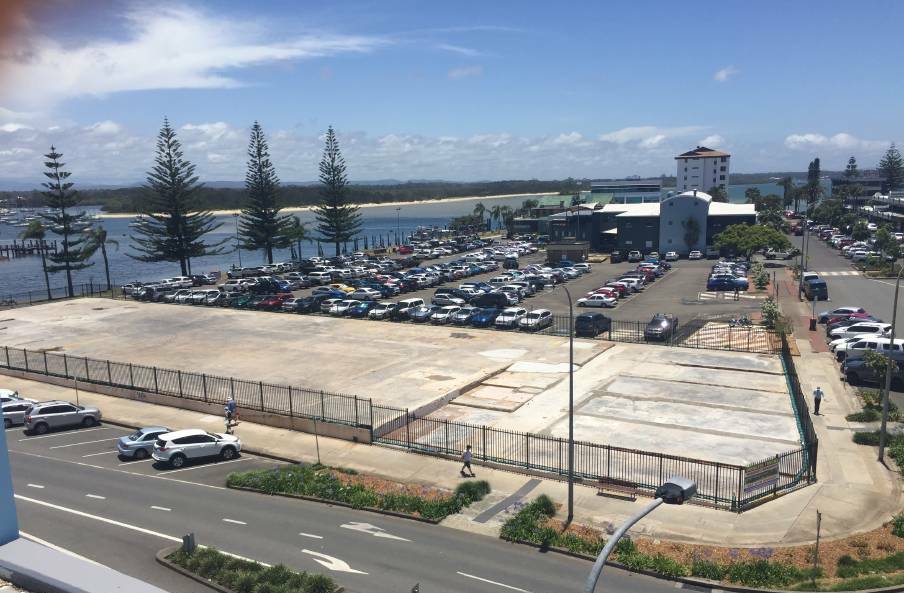 The prime waterfront swathe of land that makes up part of Port Macquarie's foreshore earmarked for redevelopment.