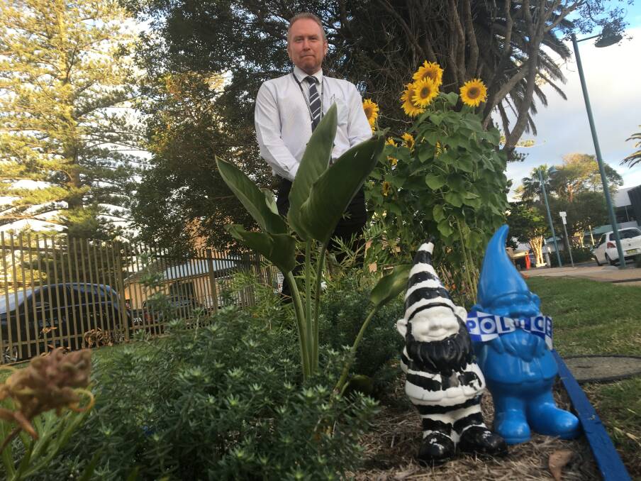 Detective Shaun Durbridge said the garden project has brightened up the station.