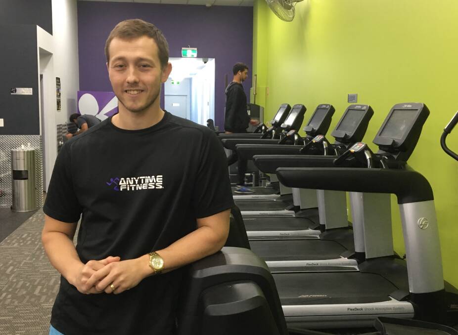 STEP UP: To take part in the 24 hour treadmill challenge sign up today with Anytime Fitness club manager Wil Roberts in Port Macquarie and raise awareness about suicide prevention.
