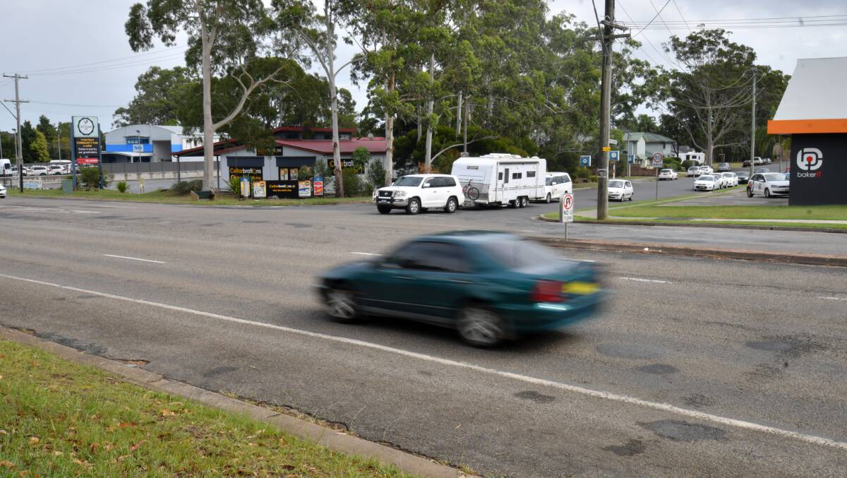 Works begin: Construction is ready to go on a new roundabout on Hastings River Drive.