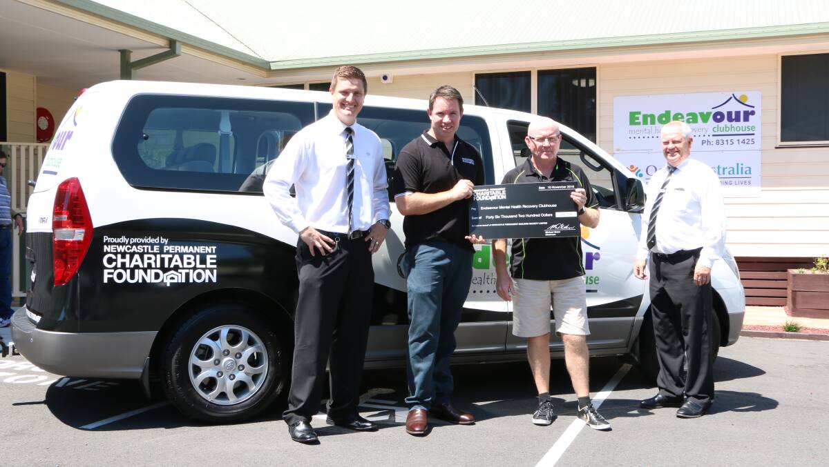 Endeavour Mental Health Recovery Clubhouse Port Macquarie who recently received $46,000 to purchase a brand-new vehicle to help clients access the services.
