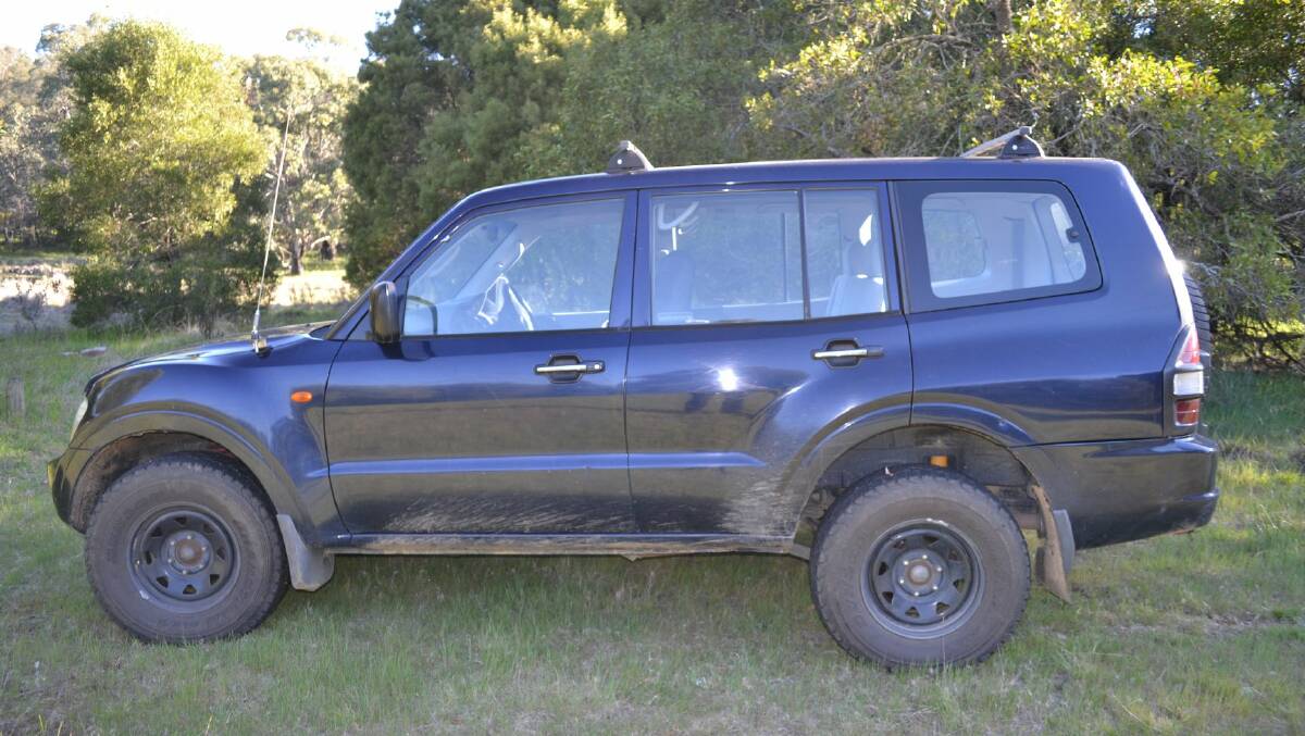 Police believe that Mrs Ridley may have been travelling in a dark blue Mitsubishi Pajero towing a white caravan 