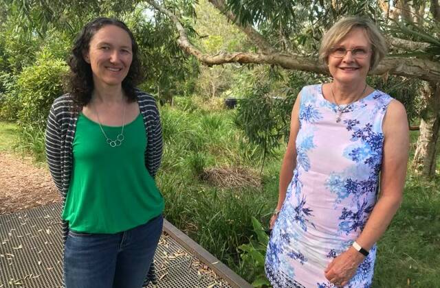 Sarah Mollard, Head, Heart and Hands project lead, and Lynda McNeill, president of Climate Change Australia.