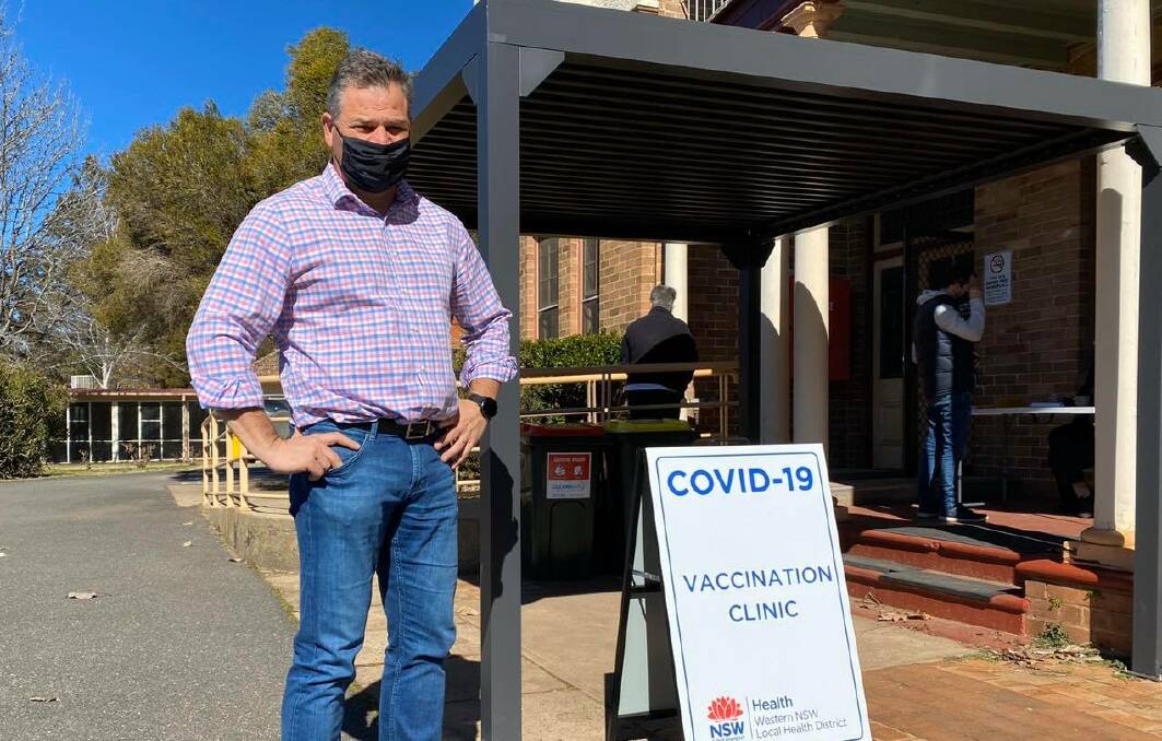 NOT HAPPY: Orange MP Phil Donato is calling for residents to sign a petition against the redirection of Pfizer vaccines to Sydney. PHOTO: SUPPLIED