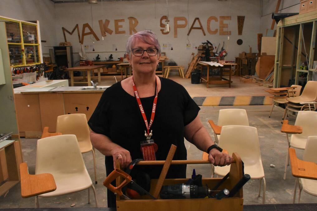 ON TIME: MNCCC business and program development manager, MakerSpace manager Sue English at the MakerSpace in Port Macquarie.