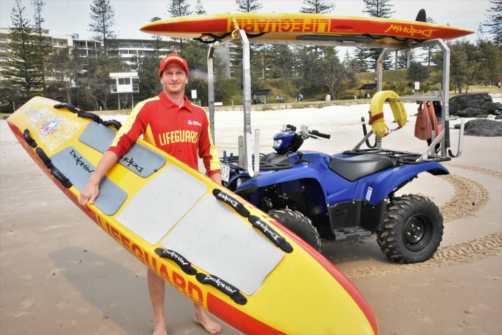NEW RECRUIT: New lifeguard Federico Chiappetta was previously a lifeguard in Argentina.