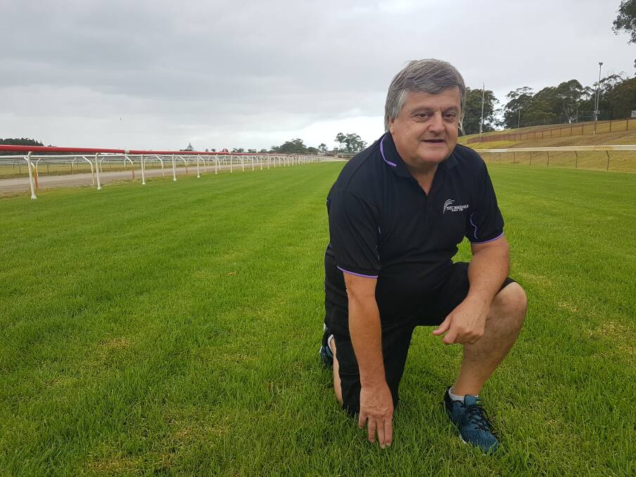 Good as green: Port Macquarie Race Club chief executive Michael Bowman says the track is ready to go.