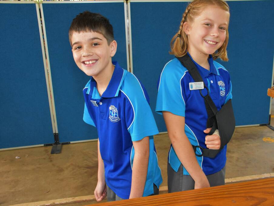 NEW KIDS ON THE BLOCK: New leaders Isaac Lavis and Frida Aaso at Hastings Public School.
