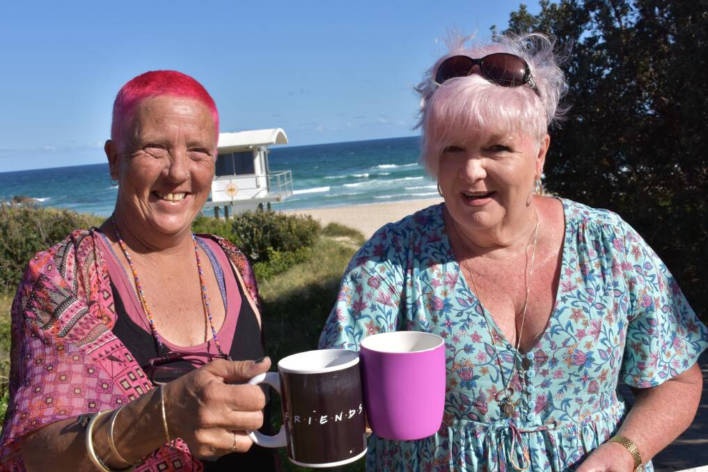 COFFEE AND CHATS: Founding members of the group, Dianne Watkins and Suzanne St Clair-Jones.