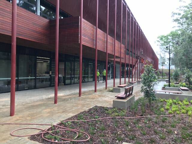 STAGE TWO: External north-facing view of the learning and teaching spaces at CSU. Photo: Supplied/CSU.