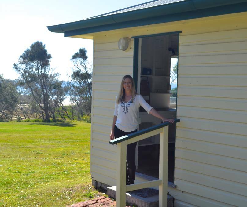 Hayley Proudfoot at the Camden Haven Pilot Station.