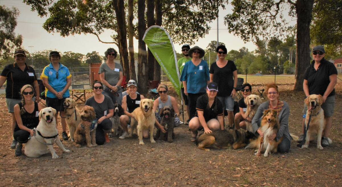 AT THE READY: Port Macquarie dog owners and their pooches take part in entry level training for the W.A.G.S The Dog Program.