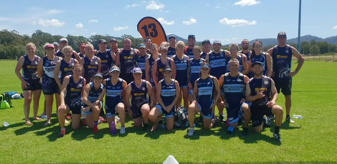 TEAM PHOTO: Port Macquarie at the Oz Tag competition in Coffs Harbour. Photo: Supplied/Claire Thurlow.