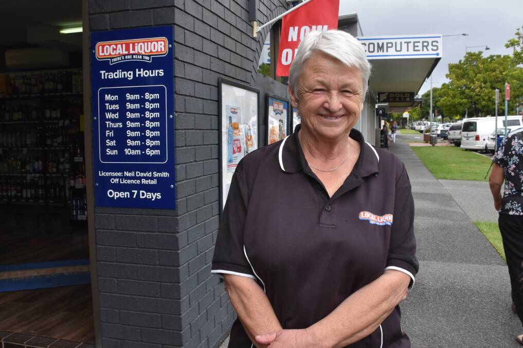 NEW IDEAS IN POLICING: Hastings business owner Ann Smith, outside her Laurieton Cellars store.